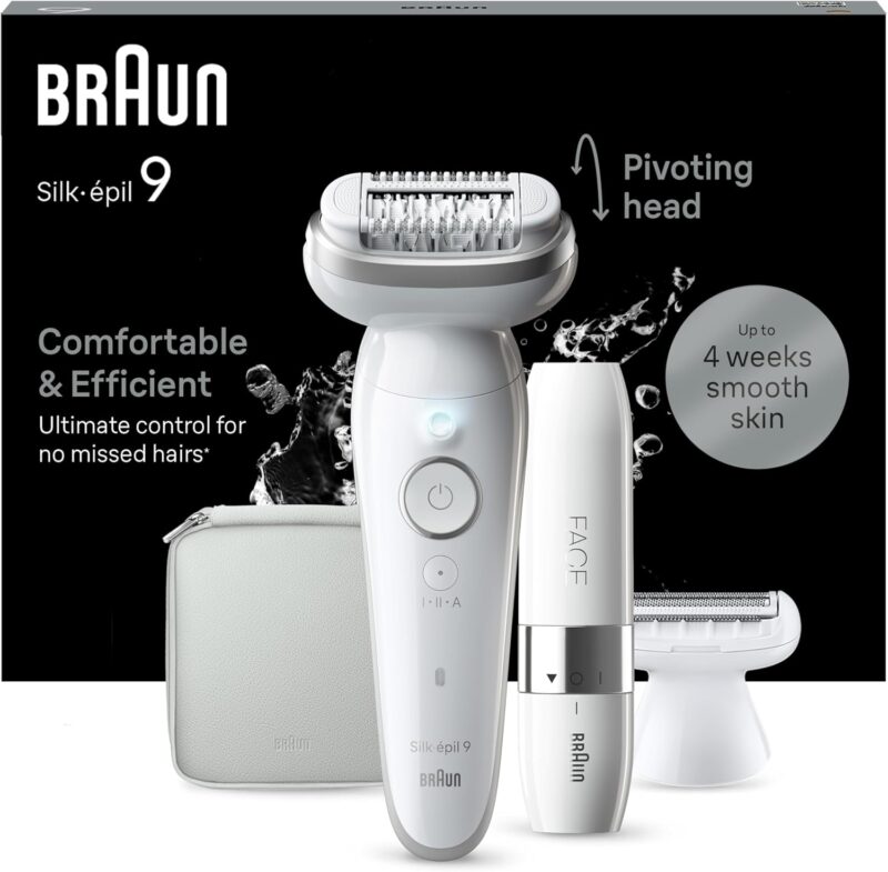 Епилатор Braun Silk-epil 9 SkinSpa 9-341 + 5 Extras