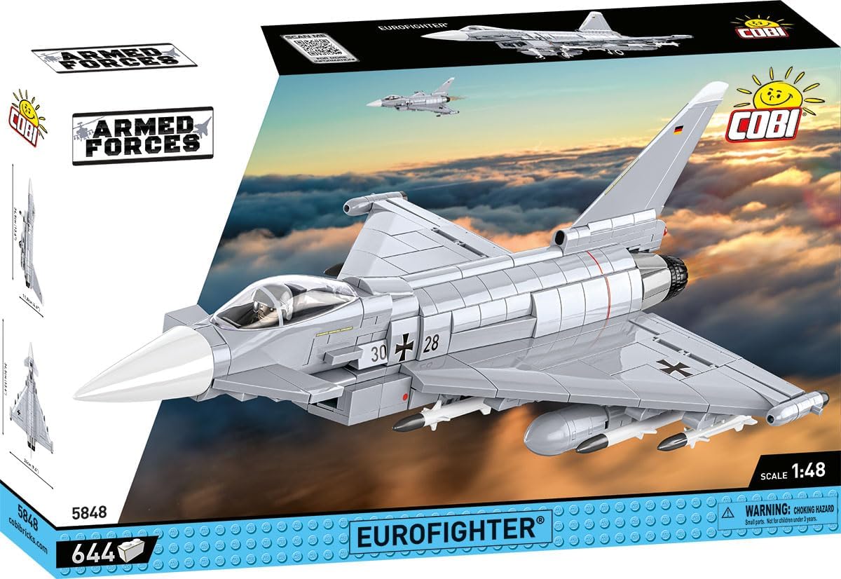 Конструктор COBI -  Изтребител Eurofighter (5848)