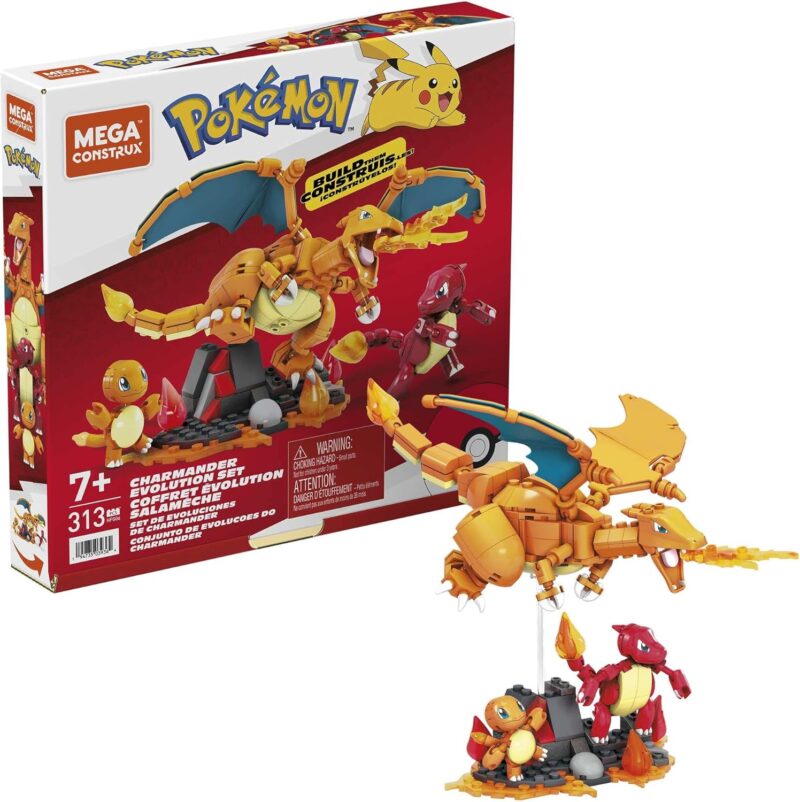 Конструктор Mega Pokémon Glumanda Evolution Set 313 части