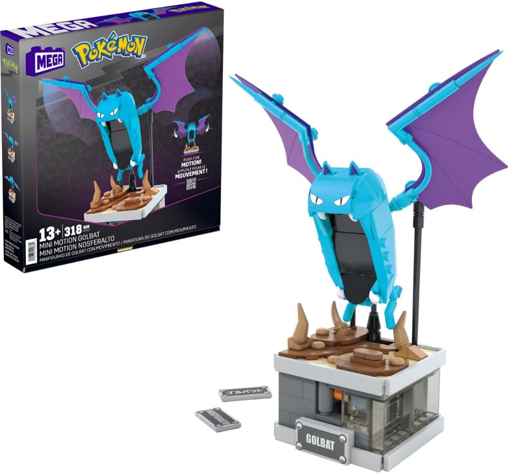 Конструктор Mega Pokémon Motion Golbat 318 части