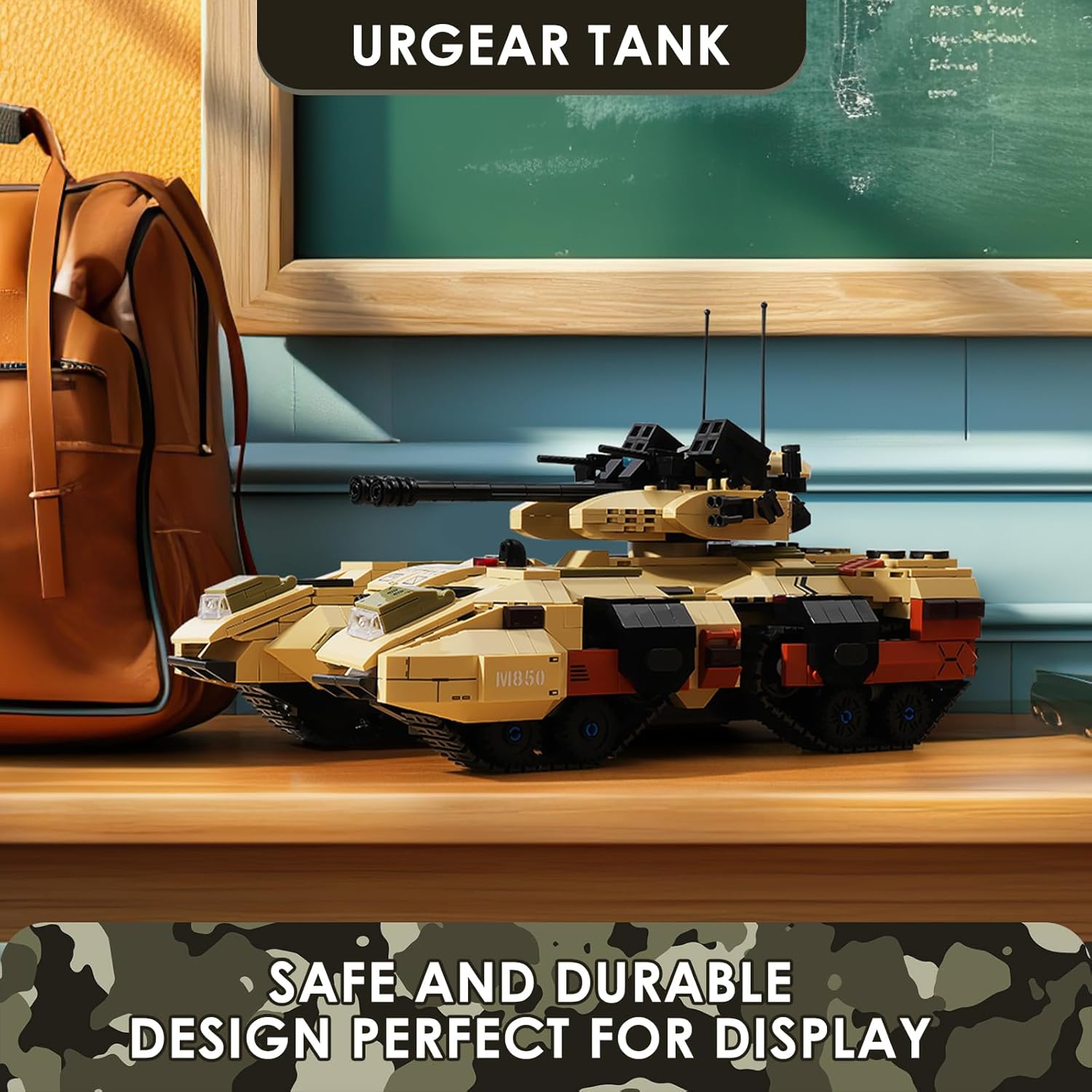 Конструктор URGEAR Боен танк Гризли с дистанционно управление - Image 6