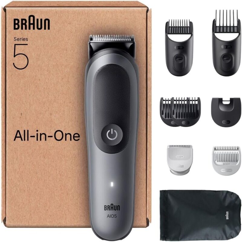 Машинка за подстригване Braun AIO5545 All-in-One Series 5 Grooming Set Ultra Sharp 9 в 1