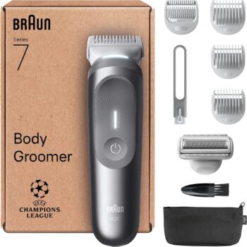 Машинка за подстригване Braun BG7555 Body Groomer Series 7 +8 Аксесоари