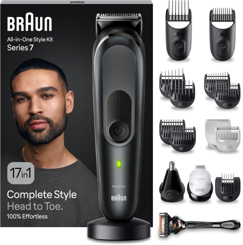 Машинка за подстригване Braun MGK7491 All-in-One Series 7 Style Kit 17 в 1