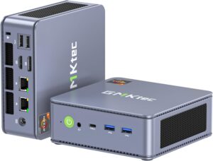 Мини компютър GMKtec Nucbox M5 Plus Mini PC 16GB-512GB M.2 SSD AMD Ryzen 7 5825U Blue