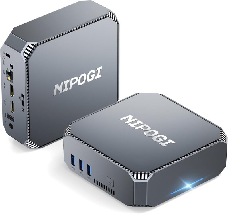 Мини компютър NiPoGi AK2 Plus Mini PC 16GB-1TB M.2 SSD Intel Alder Lake N100