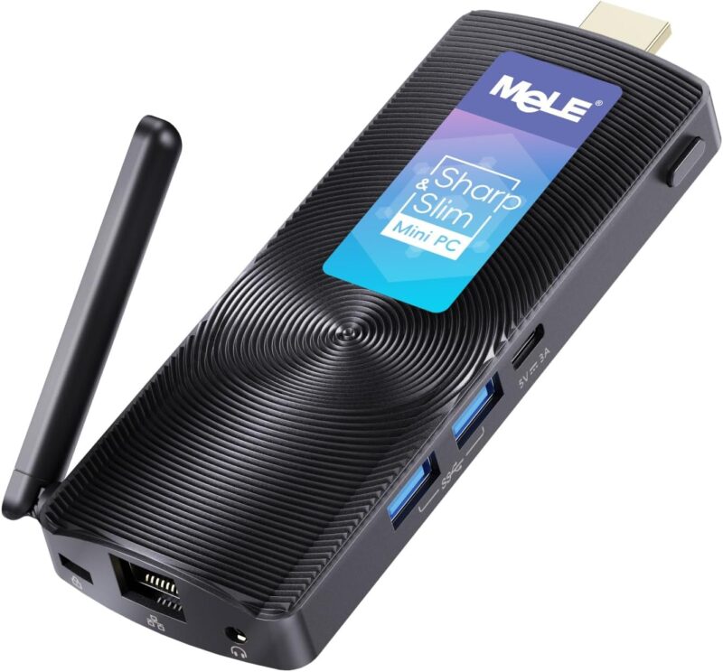 Мини настолен компютър MeLE PCG02 Mini PC Stick Windows 11 Pro Celeron J4125 8G-256G
