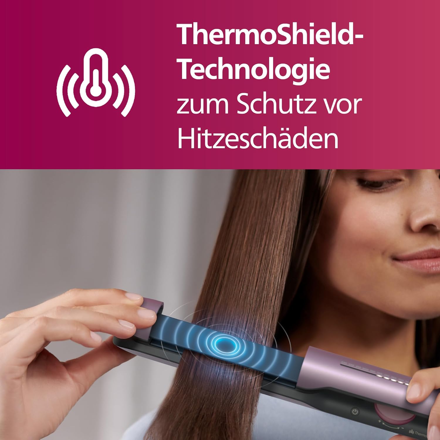 Преса за коса Philips 5000 Series BHS530 ThermoShield Technology - Image 2