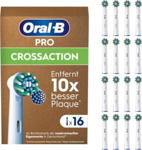 Резервни глави ел. четка за зъби Oral-B Pro CrossAction Опаковка от 10бр White
