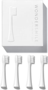 Резервни глави ел. четка за зъби Wondersmile Sonic Toothbrush мека Опаковка от 4бр. White