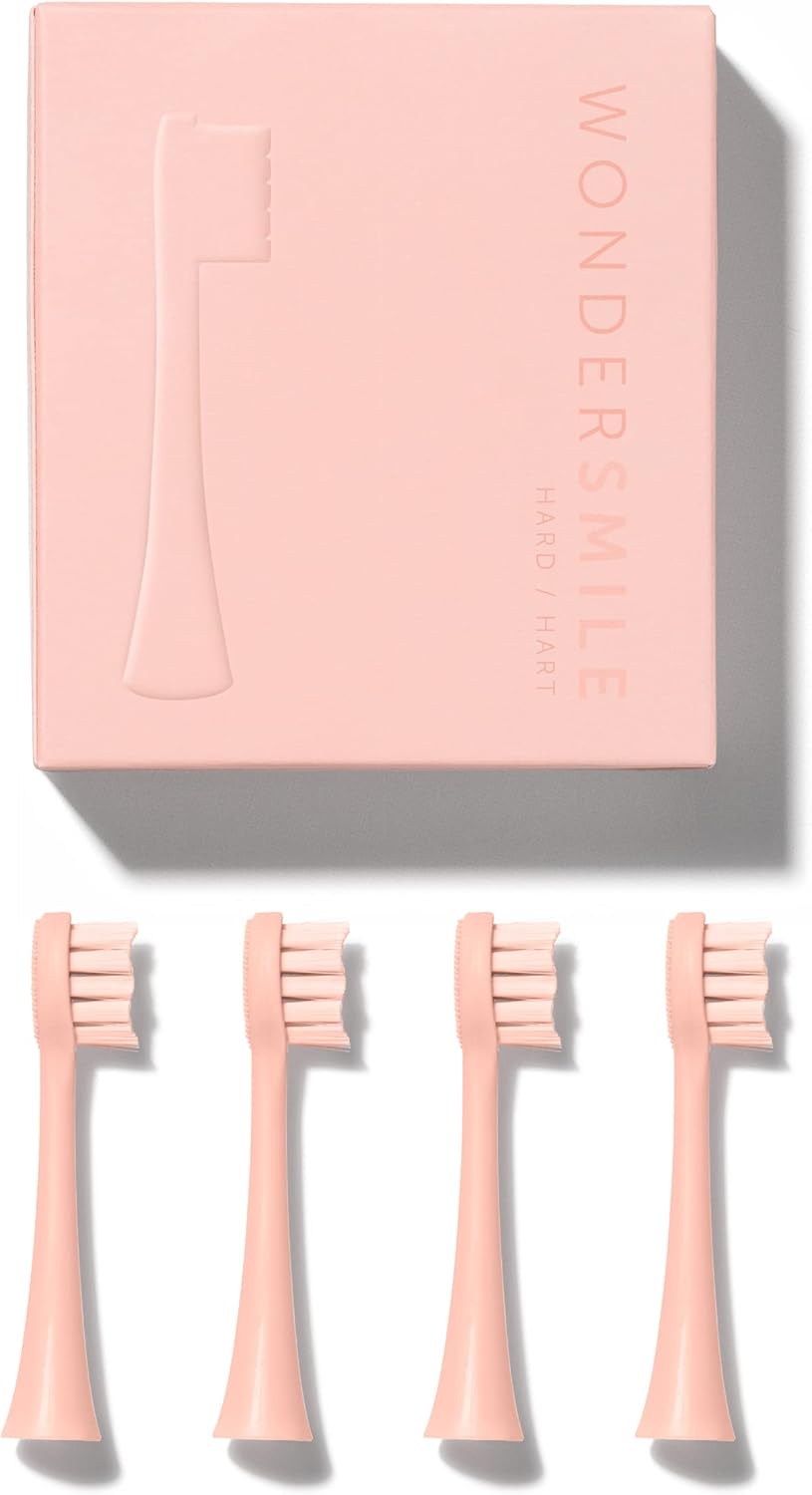 Резервни глави ел. четка за зъби Wondersmile Sonic Toothbrush твърда Опаковка от 4бр. Atomic Rose