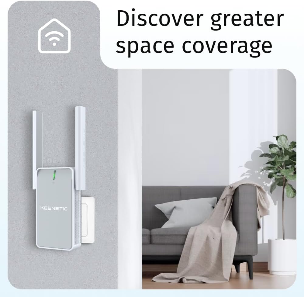 Удължител на обхват Keenetic Buddy 4 N300 Mesh Wi-Fi 4 - Image 3