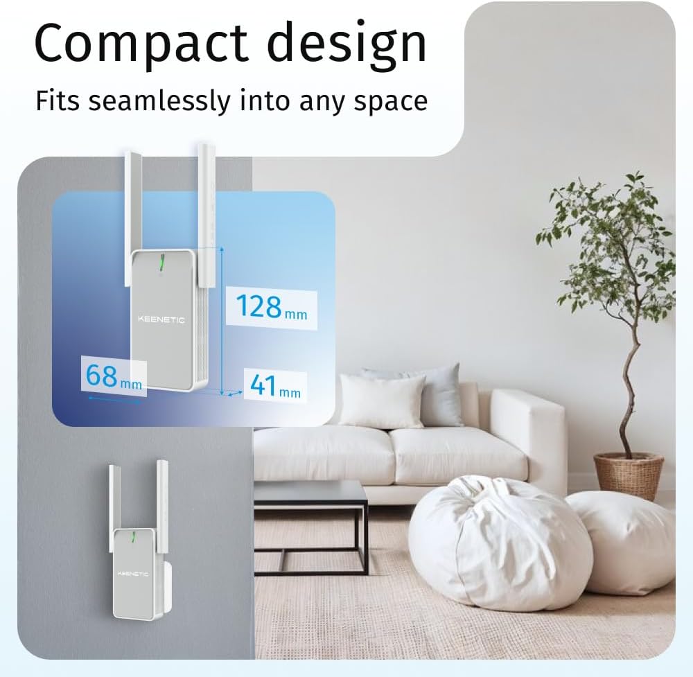 Удължител на обхват Keenetic Buddy 4 N300 Mesh Wi-Fi 4 - Image 5