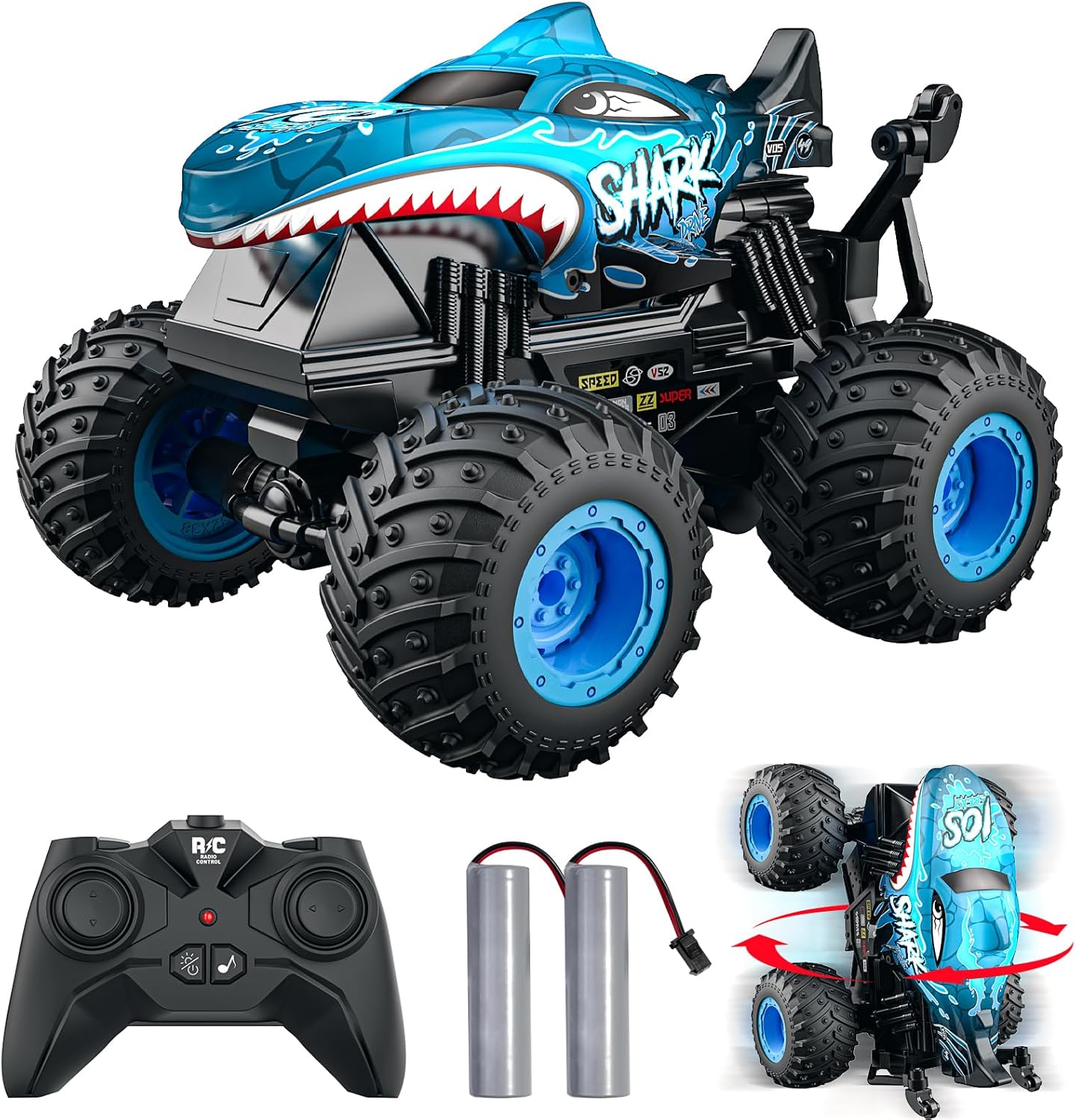 ACAMMZAR Monster Truck Shark с дистанционно управление
