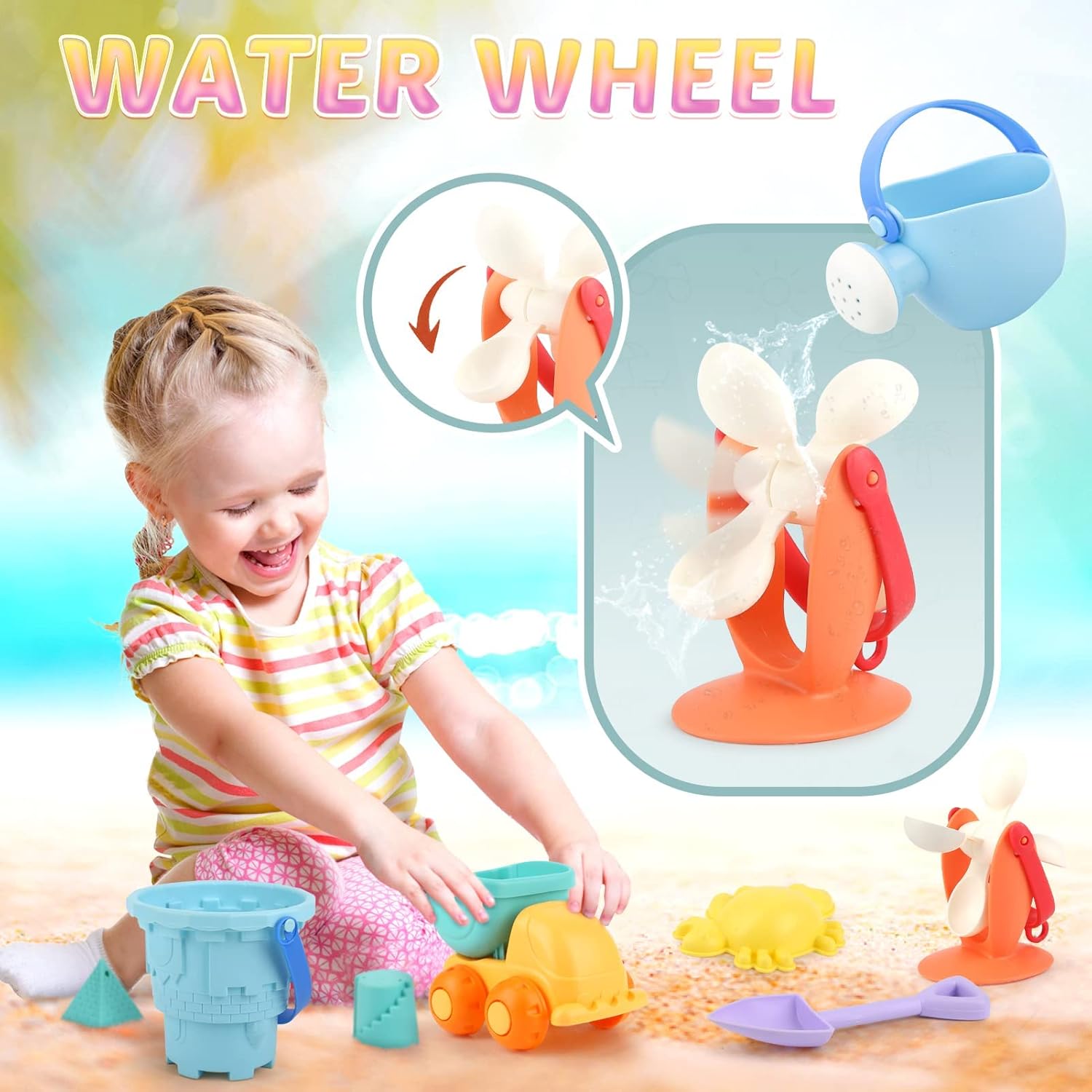 Dreamon Детска играчка за пясък 24 части - Image 3