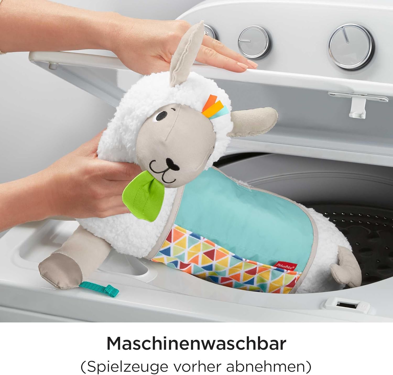 Fisher-Price GLK39 - 4 в 1 – Плюшена Бебешка възглавница Лама - Image 5