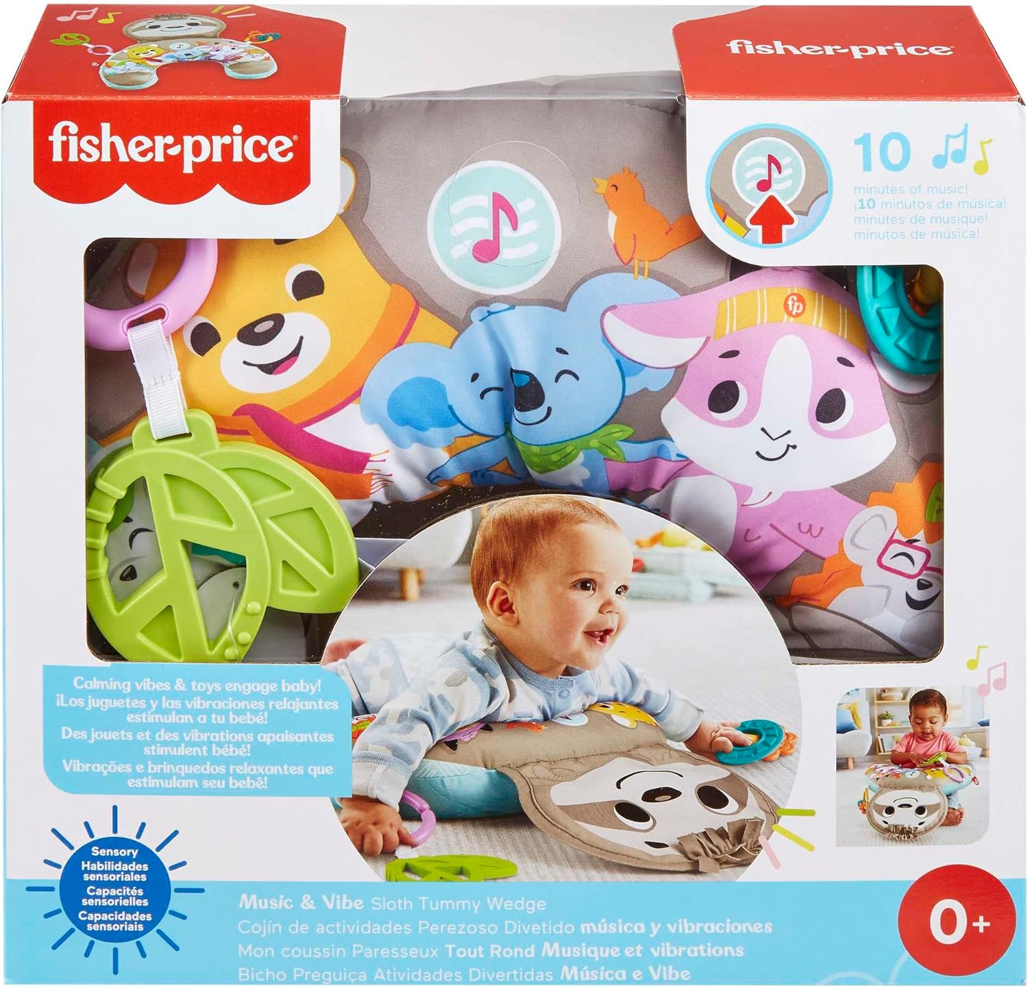 Fisher-Price – Плюшена Бебешка възглавница за игра - Image 5