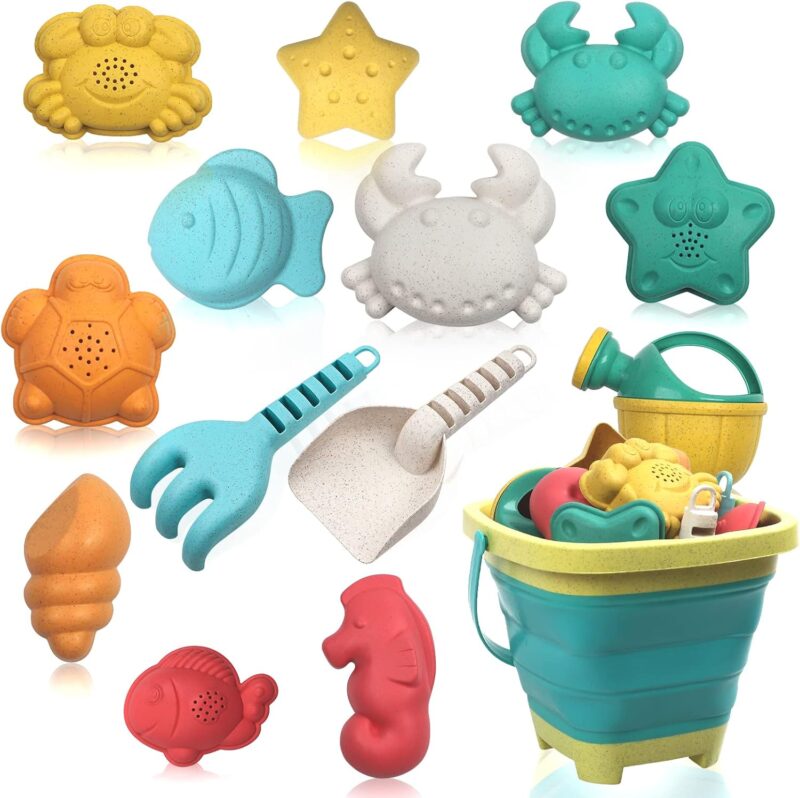 HomeMall Детска играчка за пясък 14 части