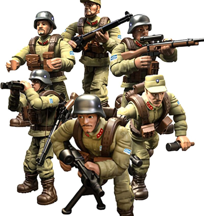 MEIEST - Комплект 6 Китайски Войника WWII