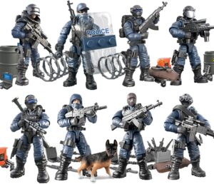 MEIEST Комплект 8 SWAT специални части и екипировка