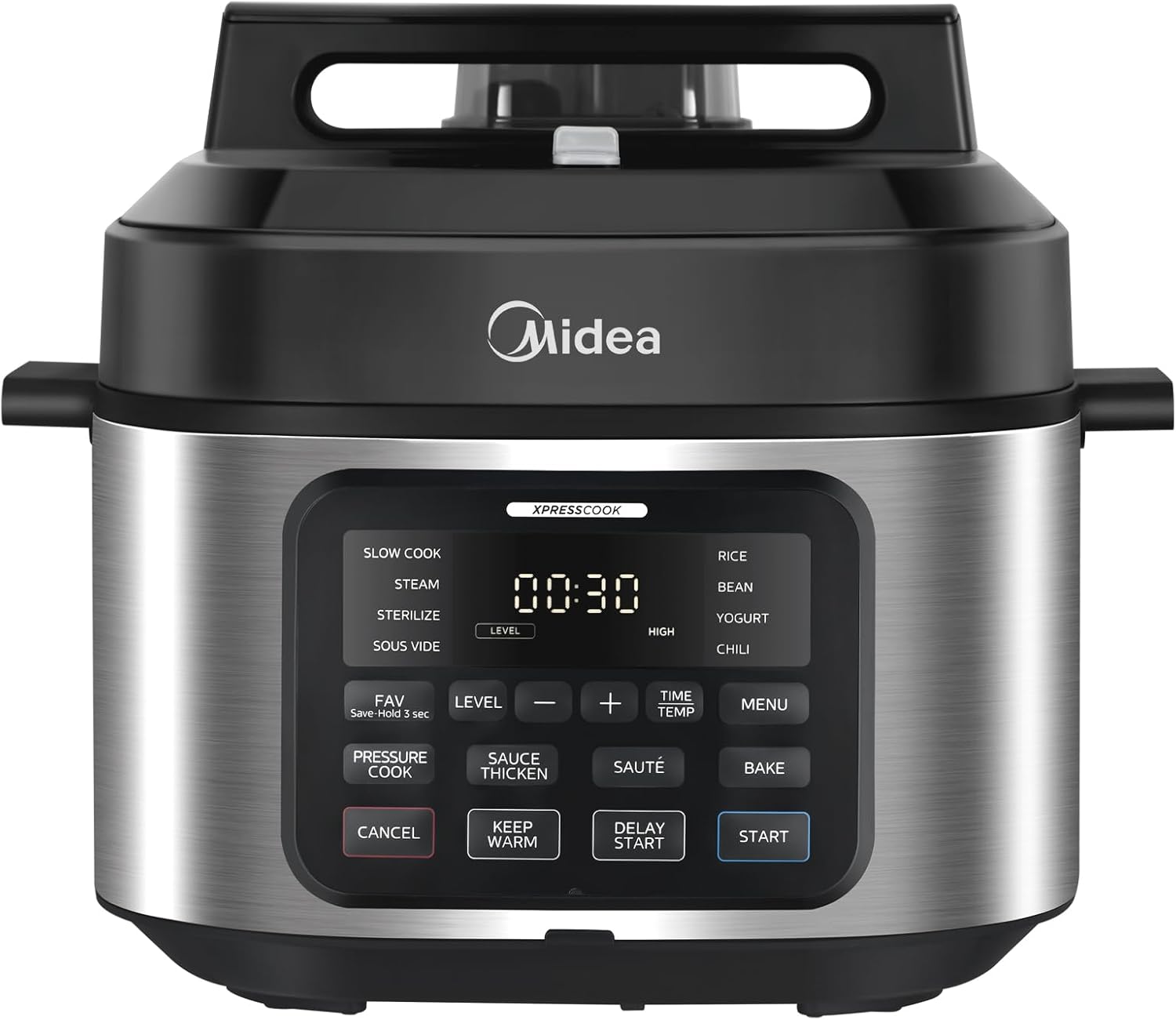 Mултикукър под налягане Midea MPC602SBMK Pressure Cooker 9-in-1 6L