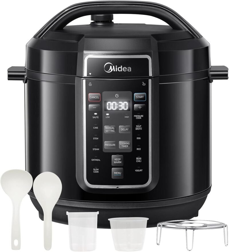 Mултикукър под налягане Midea MPC802SAMK Pressure Cooker 9-in-1 7.6L