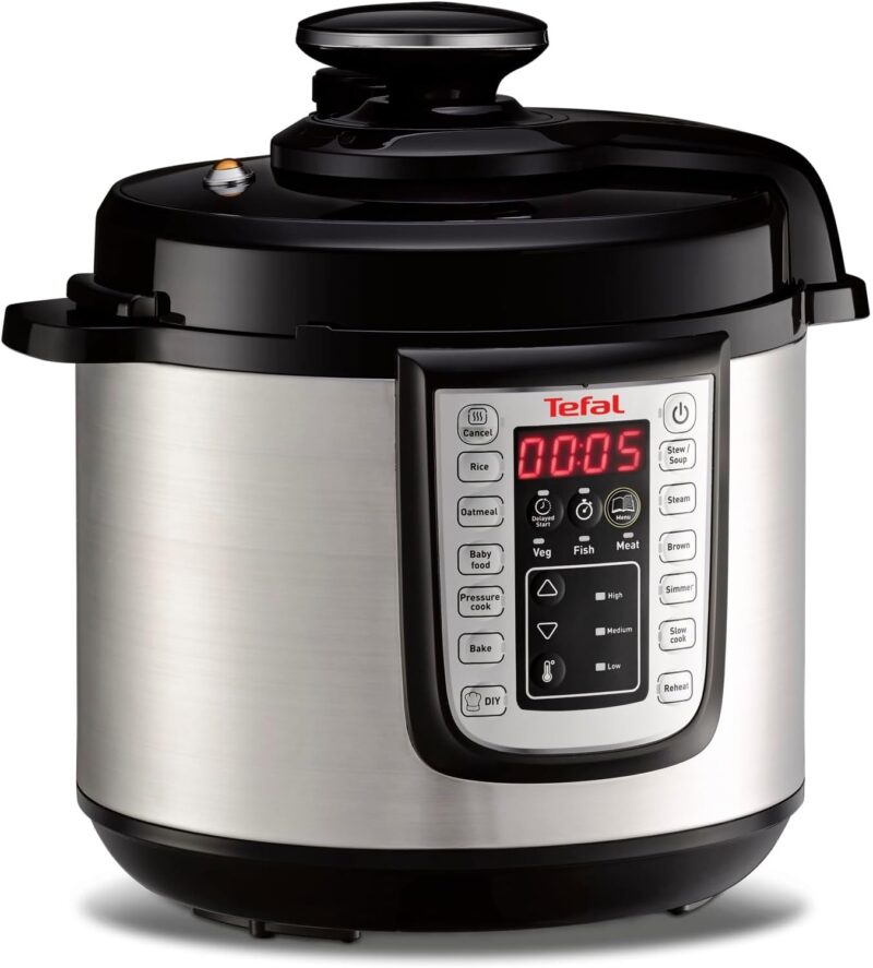 Mултикукър под налягане Tefal CY505E Fast & Delicious Pressure Cooker 6L
