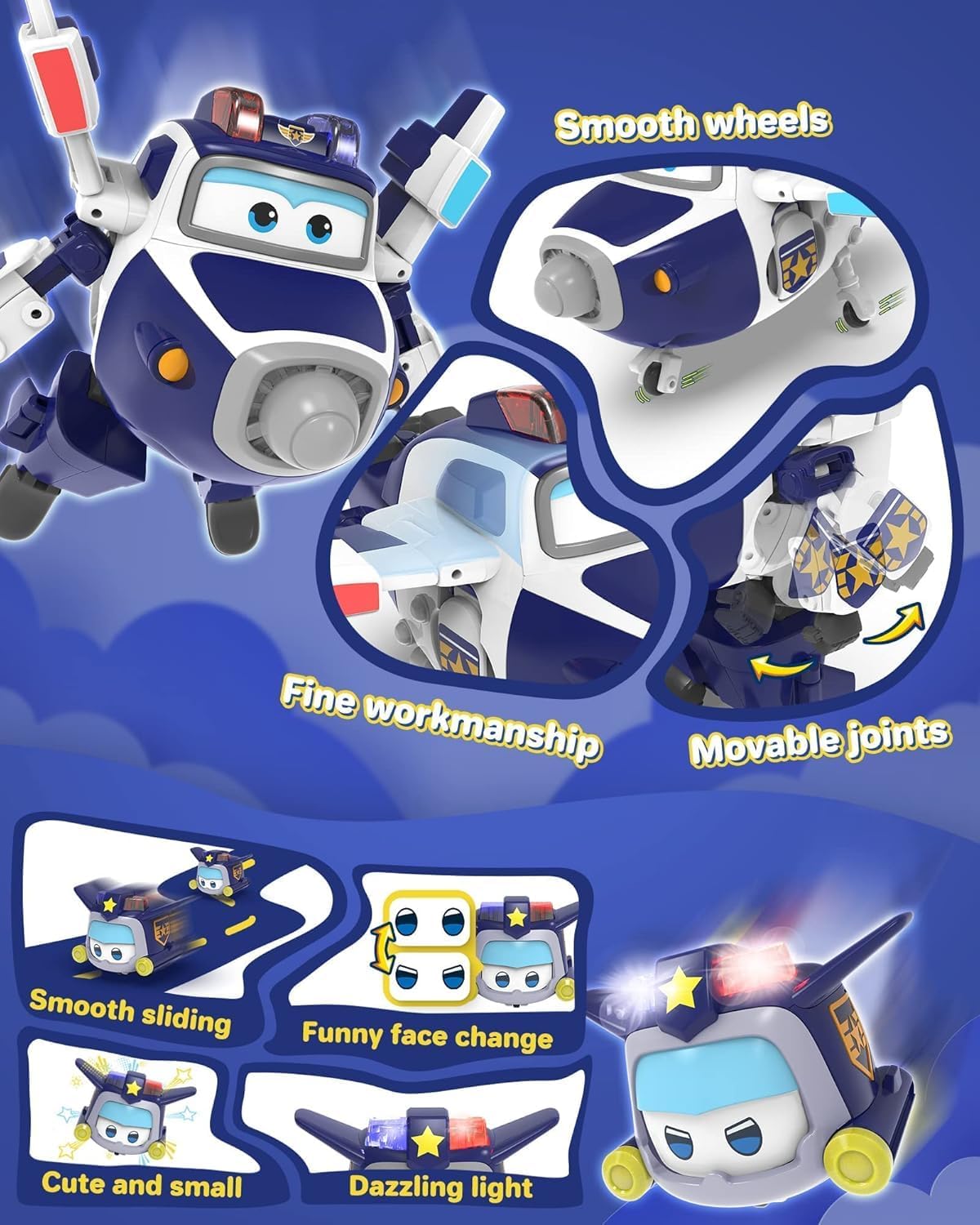 Super Wings Трансформиращ се Paul Supercharge - Image 3