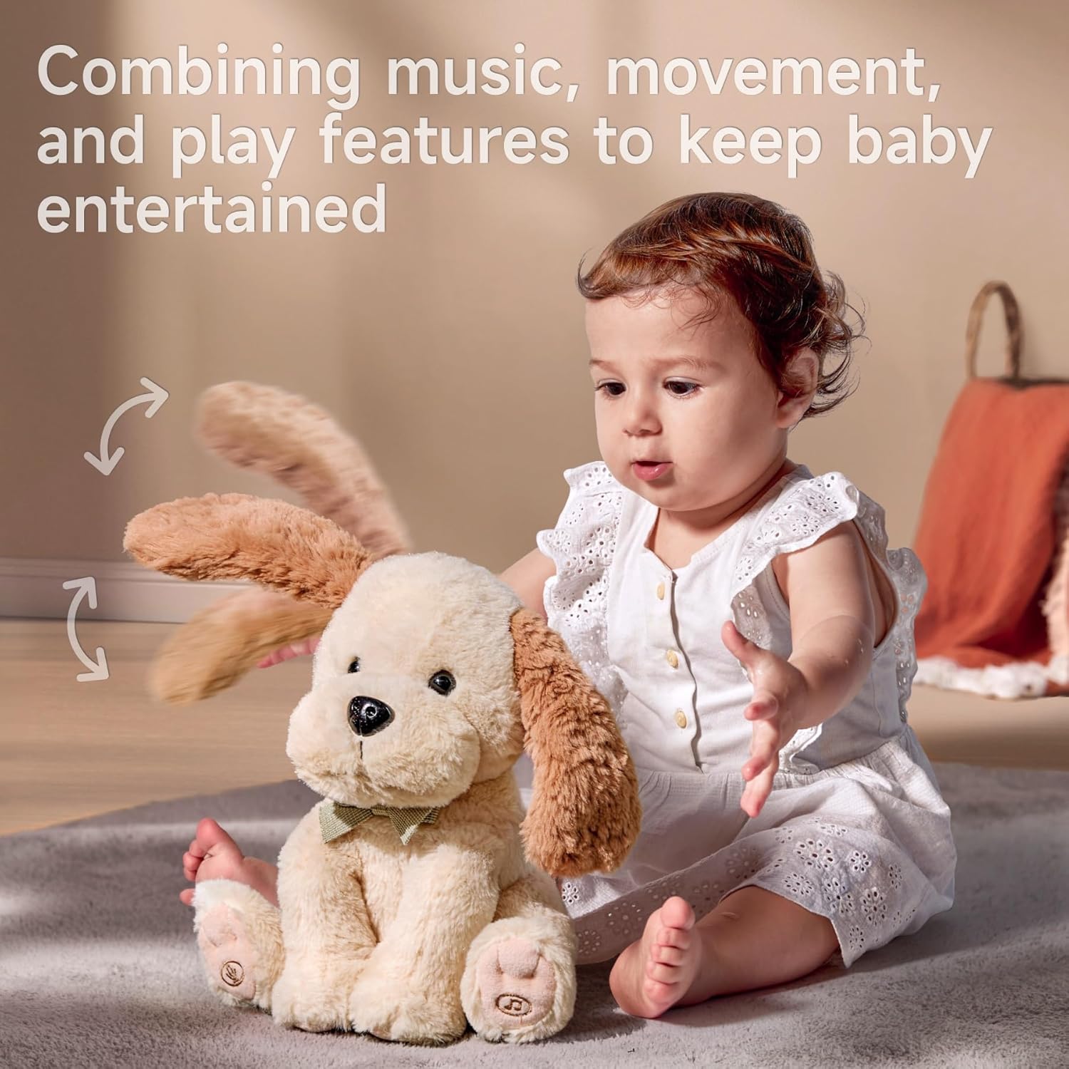 TUMAMA – Плюшена играчка с музика кученце - Image 2