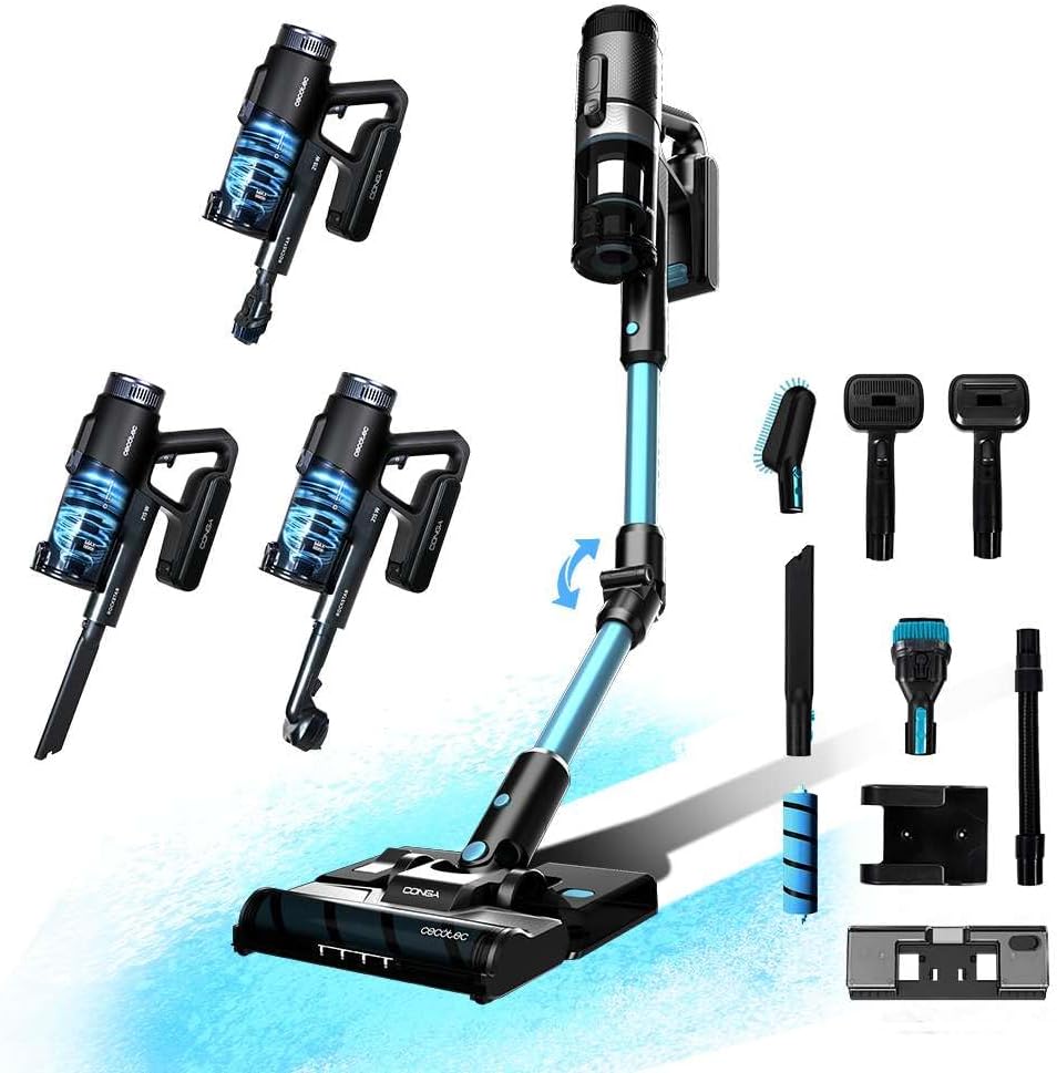 Акумулаторна прахосмукачка Cecotec Conga Rockstar 1500 Ray Ergowet Animal 60min