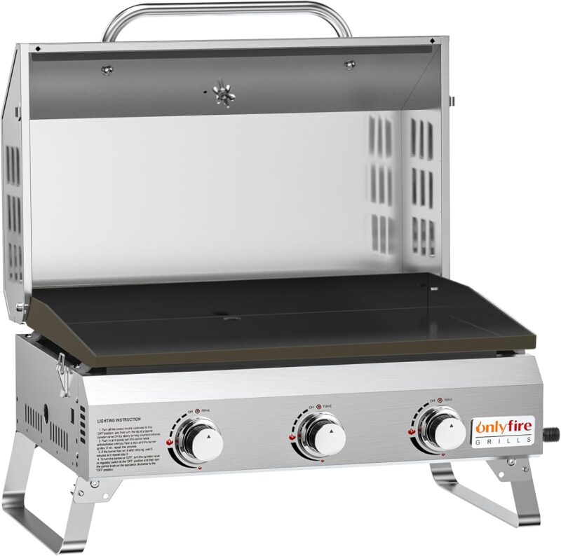 Барбекю на газ Onlyfire Grillplatte Table Gas Grill