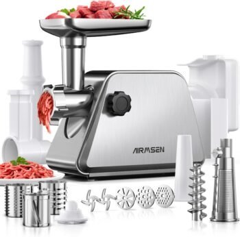 Електрическа Месомелачка AIRMSEN 5-in-1 Multi Electric Meat Grinder