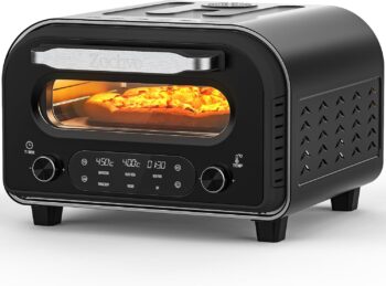 Електрическа пещ за пица ZACHVO HF-1201BK Electric Pizza Oven 1700W