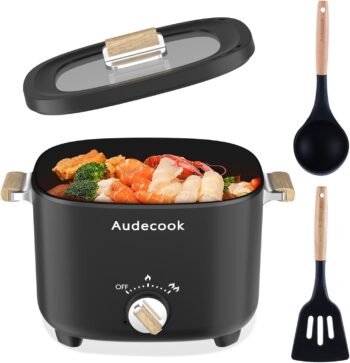 Електрическа тенджера Audecook Hot Pot 2.5L Black
