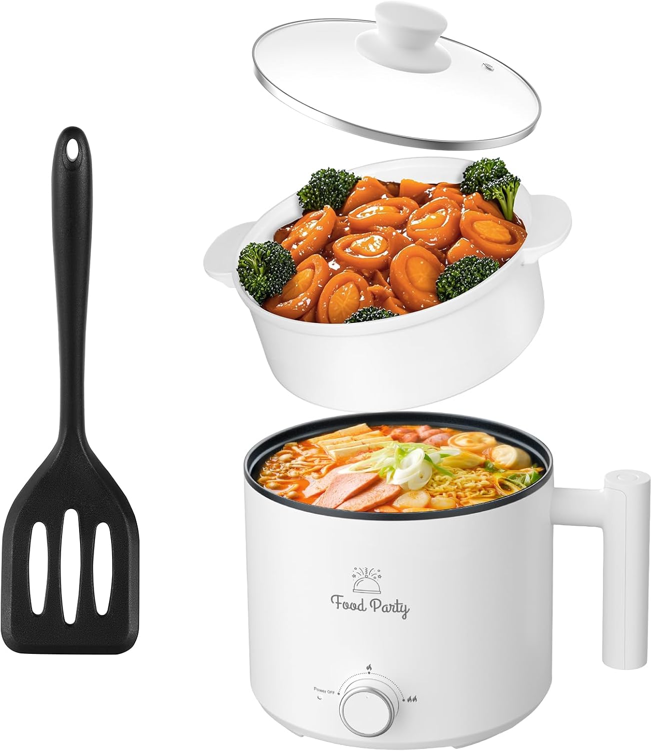 Електрическа тенджера Food Party Hot Pot Steamer 1.8L