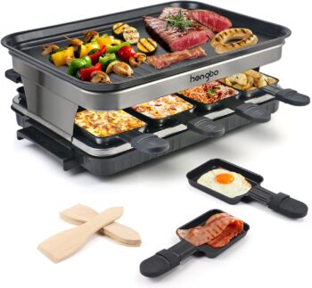 Електрически Грил HengBO HB-105 Raclette Grill 1500W