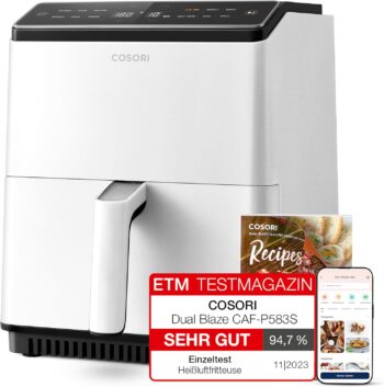 Еър Фрайър Cosori CAF-P583S WiFi Air Fryer 6.4L White