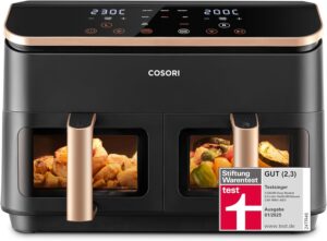 Еър Фрайър Cosori CAF-R903 Dual Zone Air Fryer 8.5L Gold