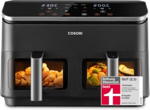 Еър Фрайър Cosori CAF-R903 Dual Zone Air Fryer 8.5L Silver