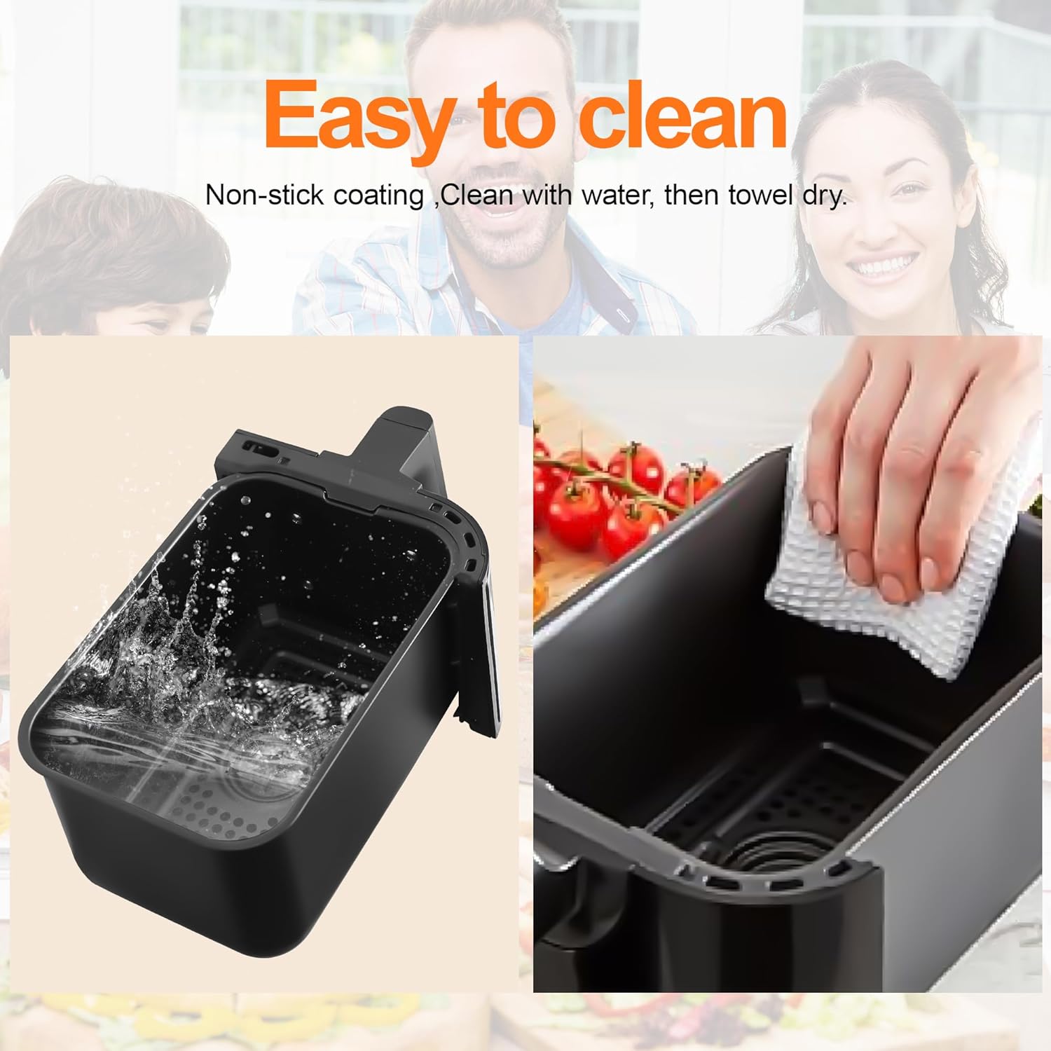 Еър Фрайър Emphsism KDF-5512DT Dual Zone Hot Air Fryer 9L - Image 7