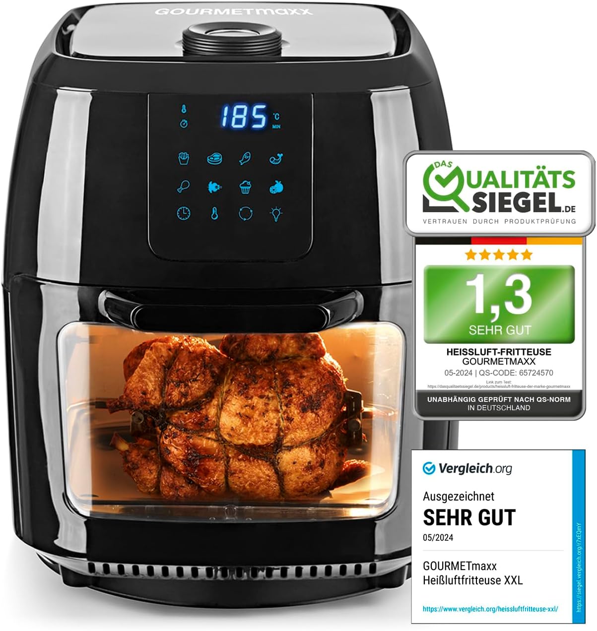 Еър Фрайър GOURMETMAXX Digital XXL Hot Air Fryer 9L