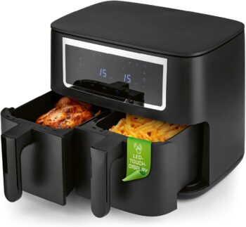 Еър Фрайър GOURMETMAXX Dual Zone Hot Air Fryer 8L
