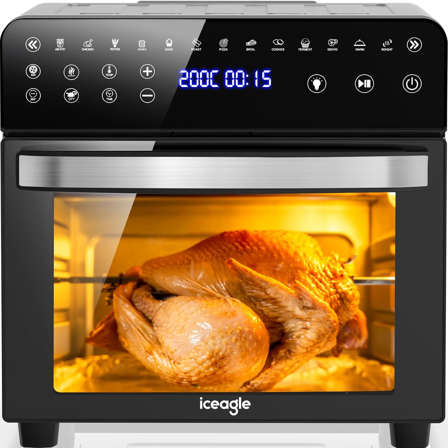 Еър Фрайър Iceagle Mini Oven Hot Air Fryer 15L