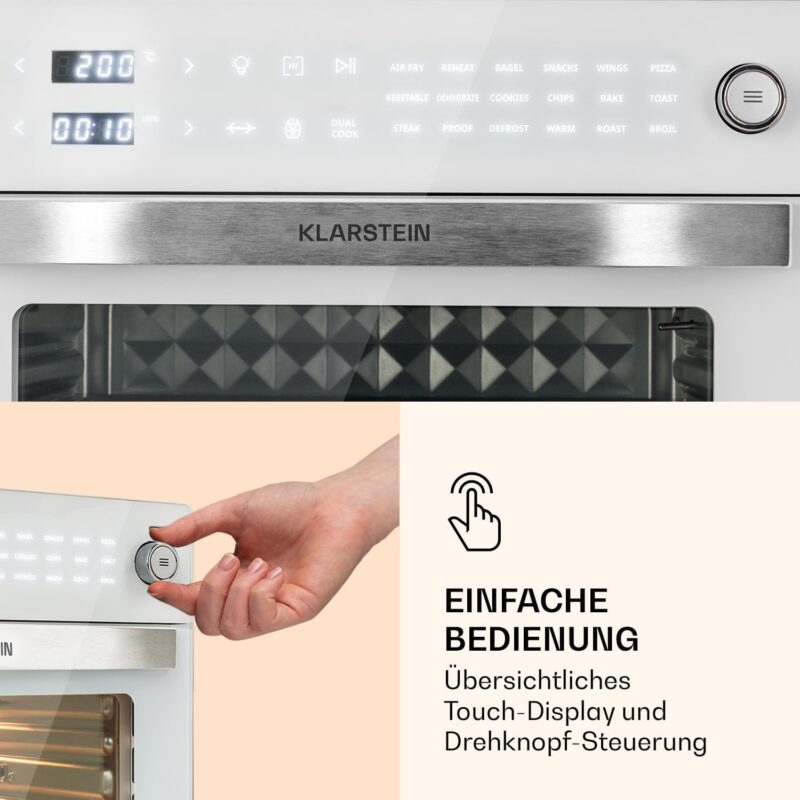 Еър Фрайър Klarstein Vigor Hot Air Fryer 30L White 2