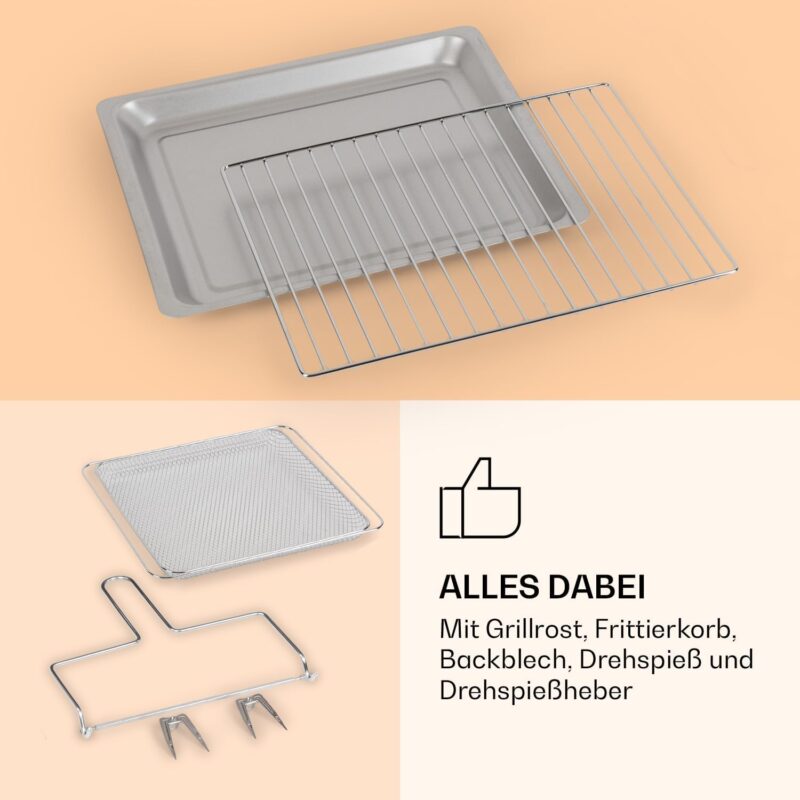 Еър Фрайър Klarstein Vigor Hot Air Fryer 30L White 6