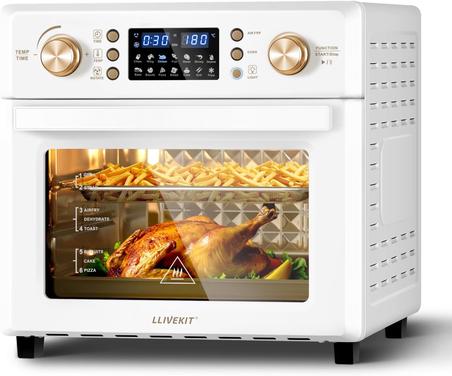 Еър Фрайър Llivekit 1LE0911 14-in-1 Hot Air Fryer 26L