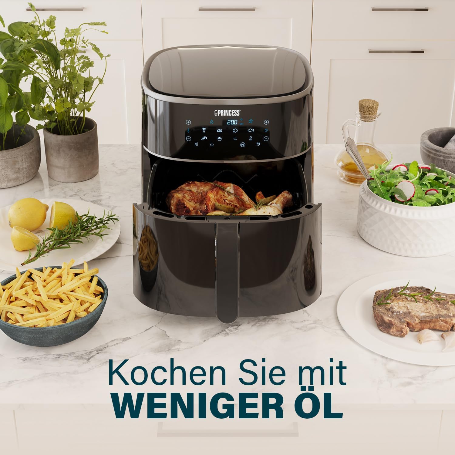 Еър Фрайър Princess Hot Air Fryer 6L - 182244 - Image 4