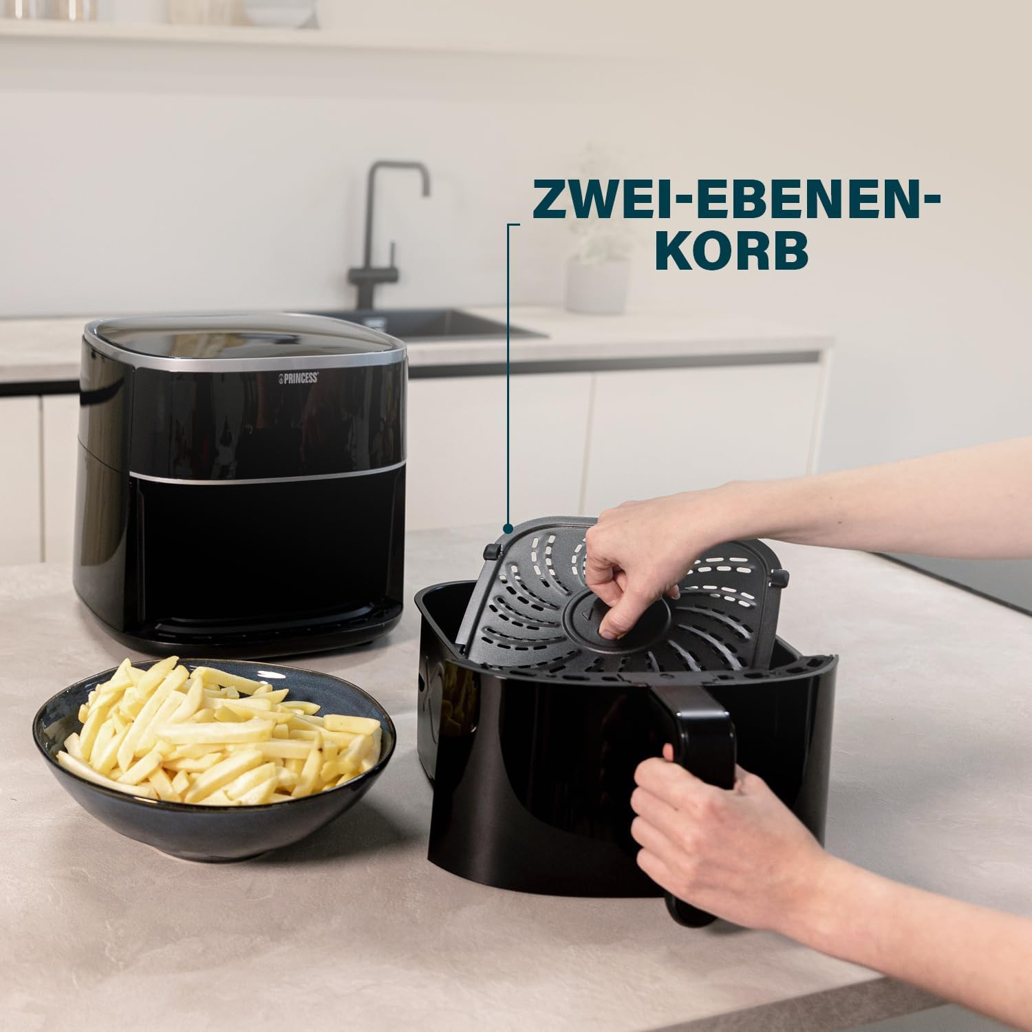 Еър Фрайър Princess Hot Air Fryer 6L - 182244 - Image 6