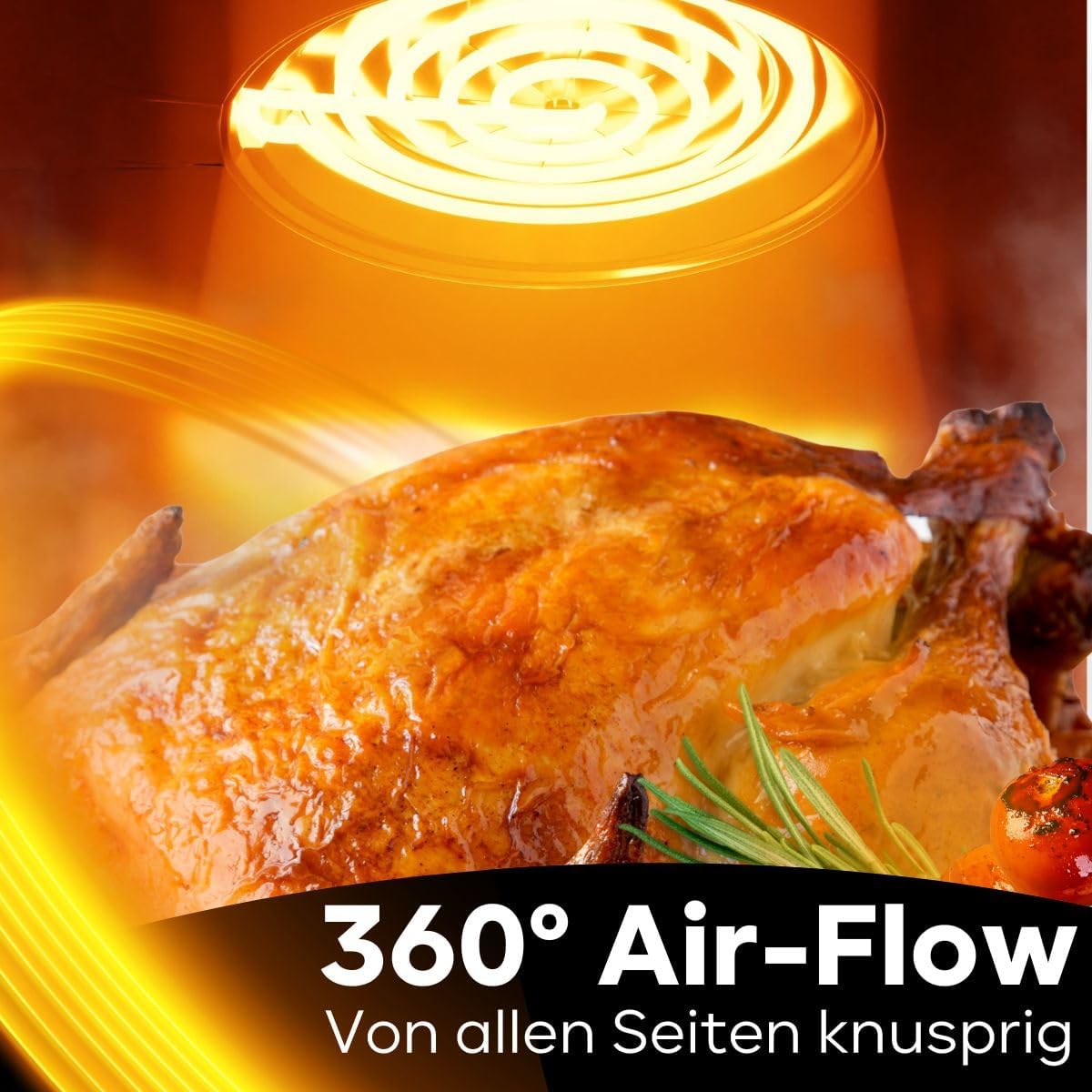 Еър Фрайър ProfiCook PC-FR1269H Hot Air Fryer 8L - Image 4