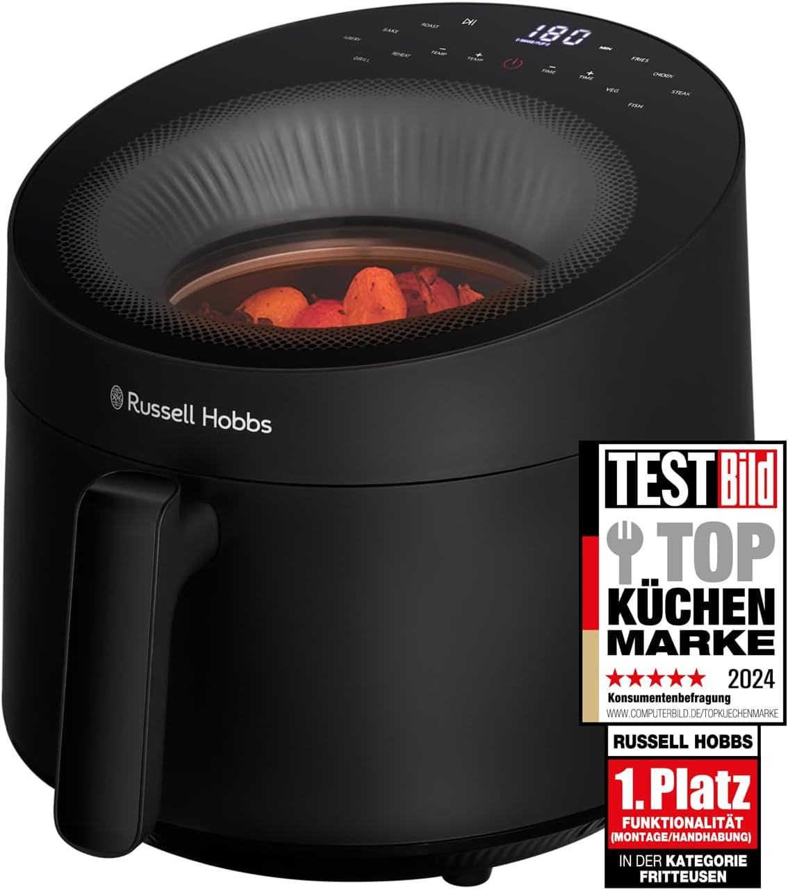 Еър Фрайър Russell Hobbs SatisFry Panoramic 27420-56 Hot Air Fryer 5L